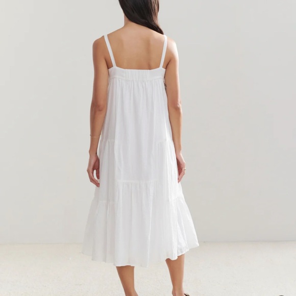 JENNI KAYNE Seersucker Summer Dress in white - Picture 3 of 14